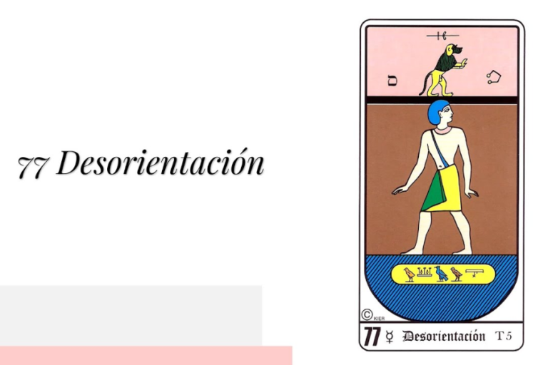 significado desorientacion 77 tarot egipcio